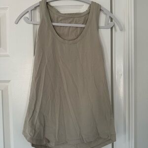 Lululemon stone/Tan Sleeveless Top